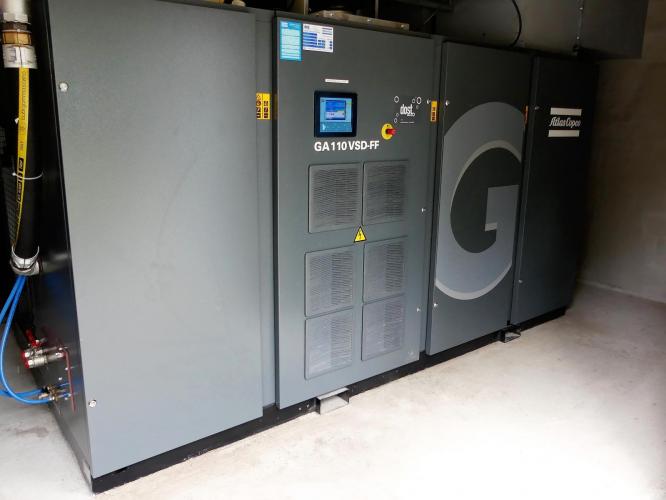 GA 110 VSD FF, textilní průmysl 756